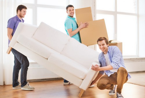 Example cubic-yard storage load for a larger property move