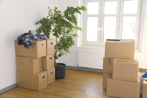 Emergency exit and safety procedures inside a storage site
