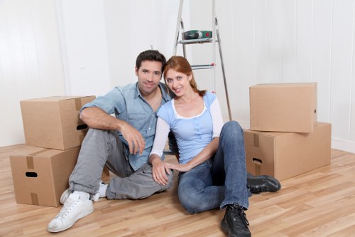Household items stored safely in mobile self storage