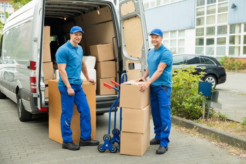 Packing and preparing items for a small removal job