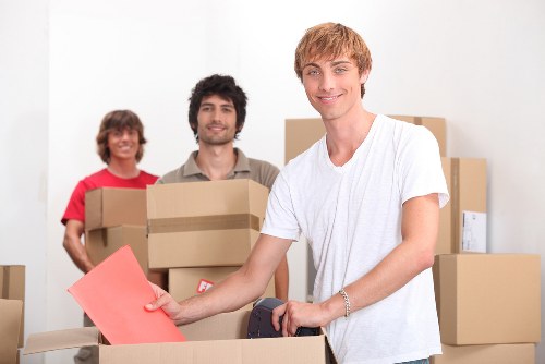 Apartment hallway access for flat removals in Lissongrove