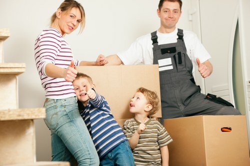 Commercial packing services in Lissongrove with office equipment
